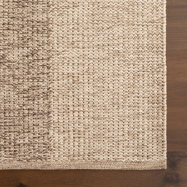 Eldora Contemporary Checkered Jute Area Rug 5ft X 8ft